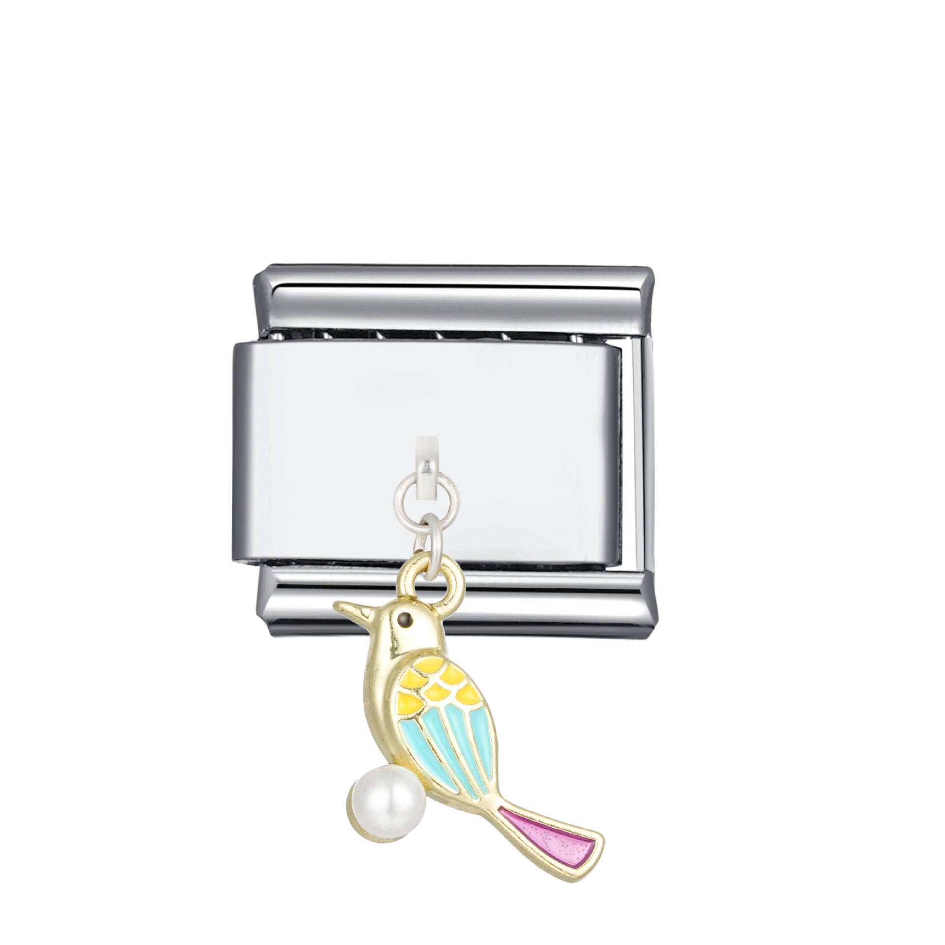 Wholesale Italian Charm Bracelet 9mm DIY  Splicing pendant  Creative Stainless Steel Composable Bracelet