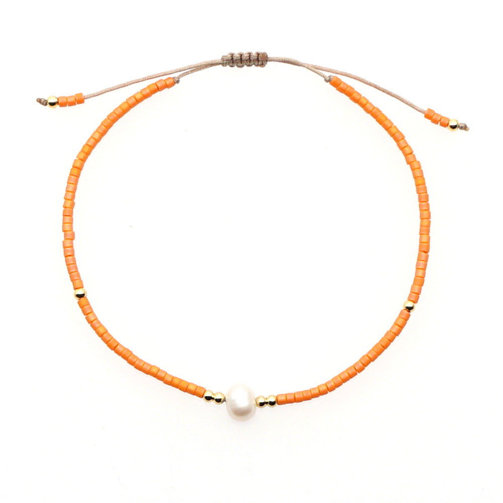 Bracelet perlé naturel de style bohème en gros