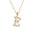 Wholesale  stainless steel diamond letter necklace
