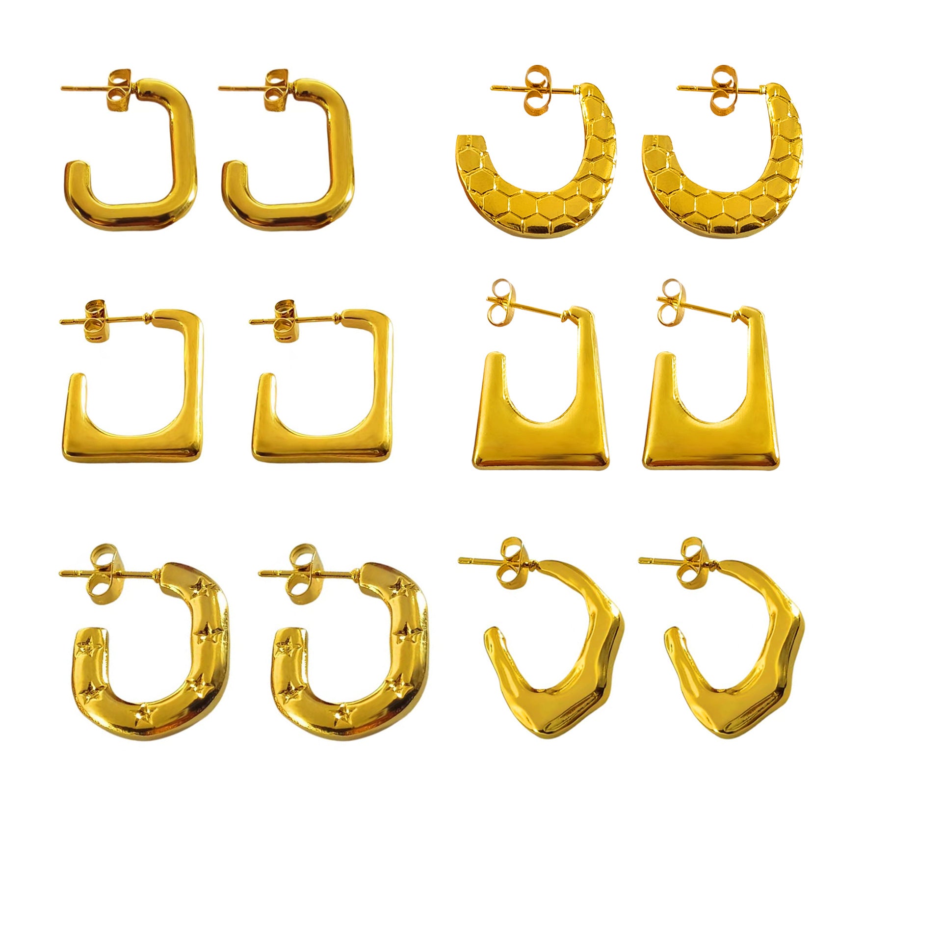 Wholesale Stainless Steel Hydraulic Earrings