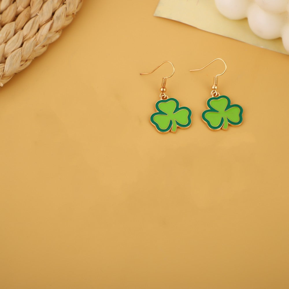 Wholesale St. Patrick's Day Irish Alloy Earrings