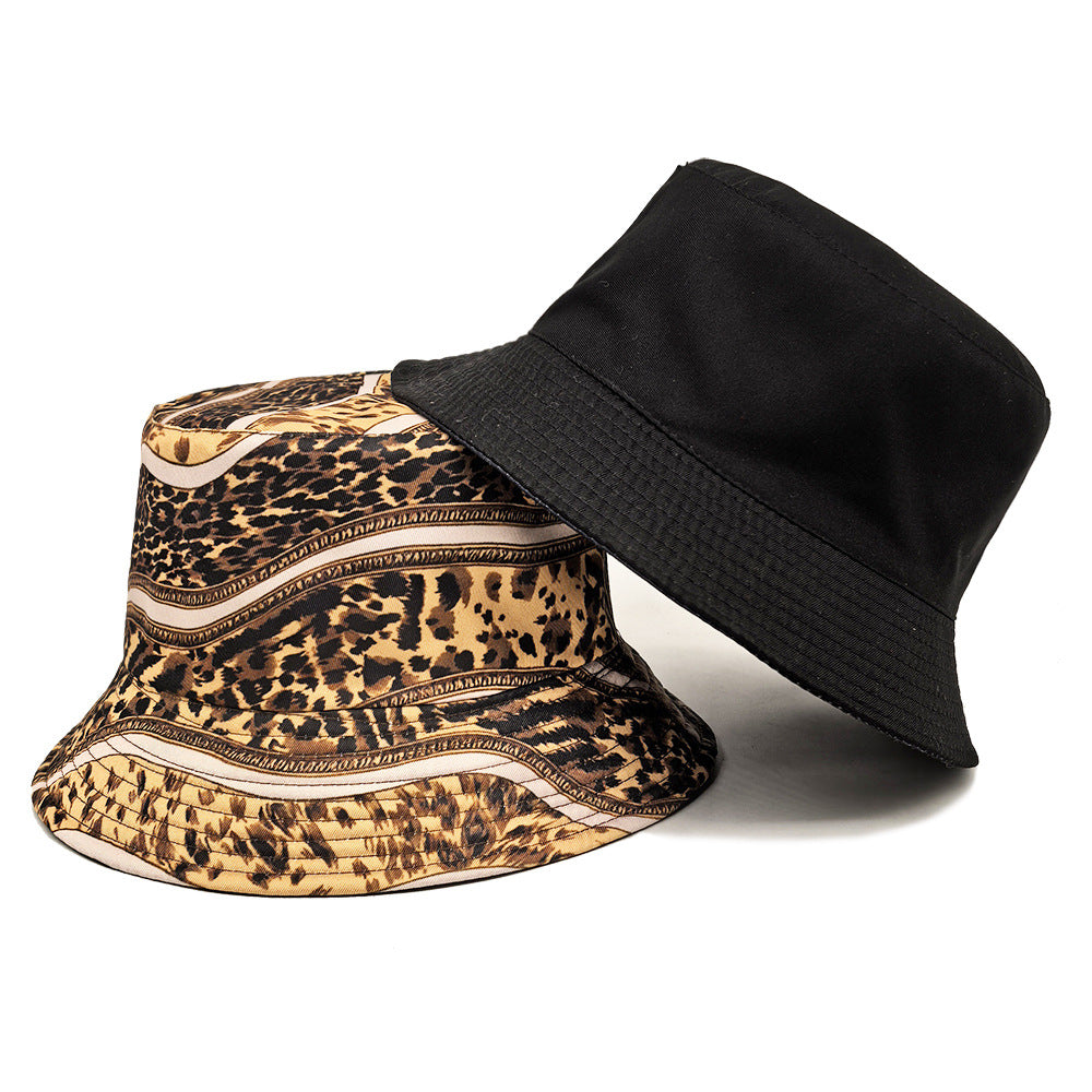Wholesale Leopard Print Fisherman Hat Bucket Hat