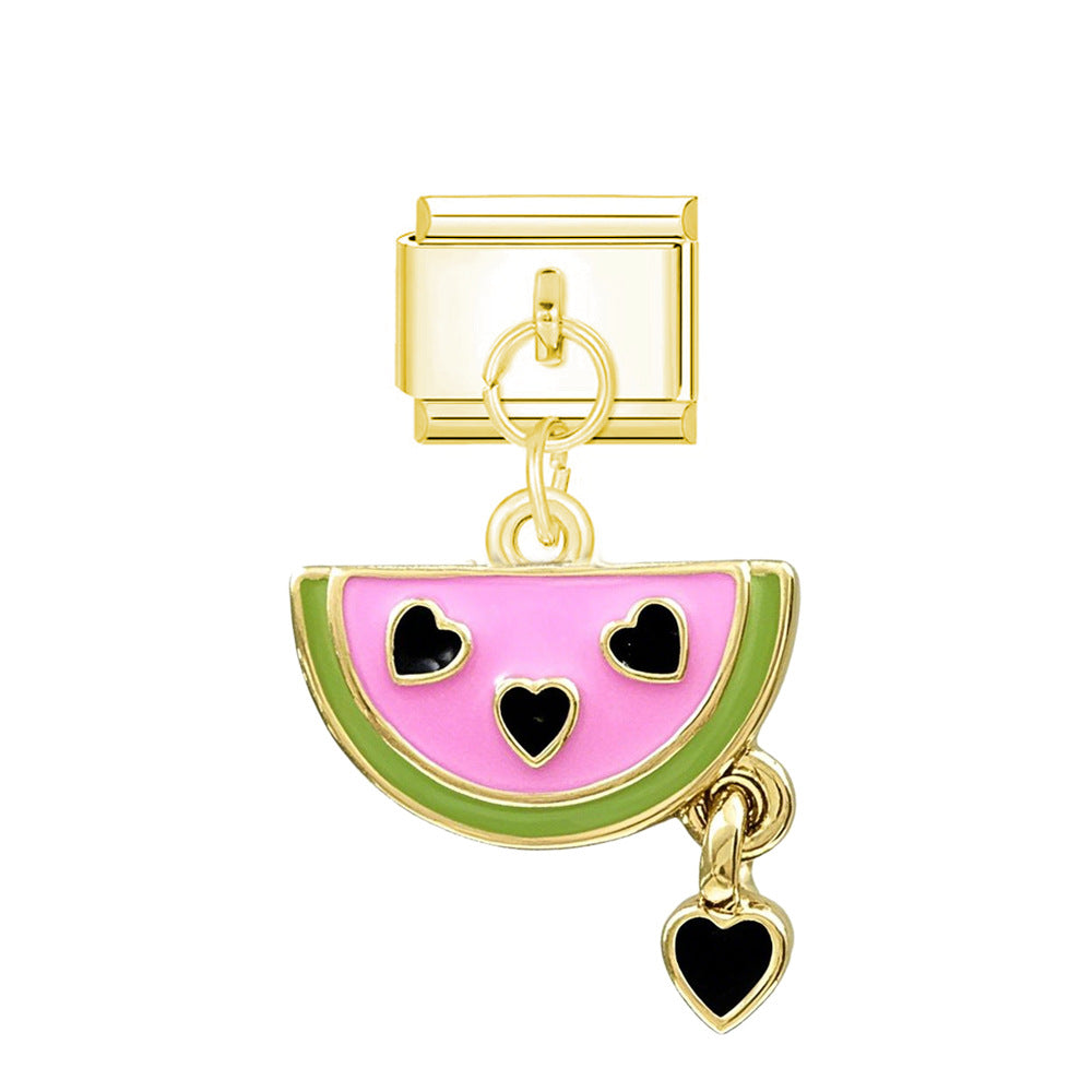 Wholesale  Italian Charm Bracelet 9mm DIY Pendant Series  Creative Stainless Steel Composable Bracelet