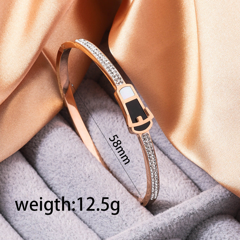 Wholesale Titanium Steel Bracelet Clasp Opening ACC-BT-Ruif004