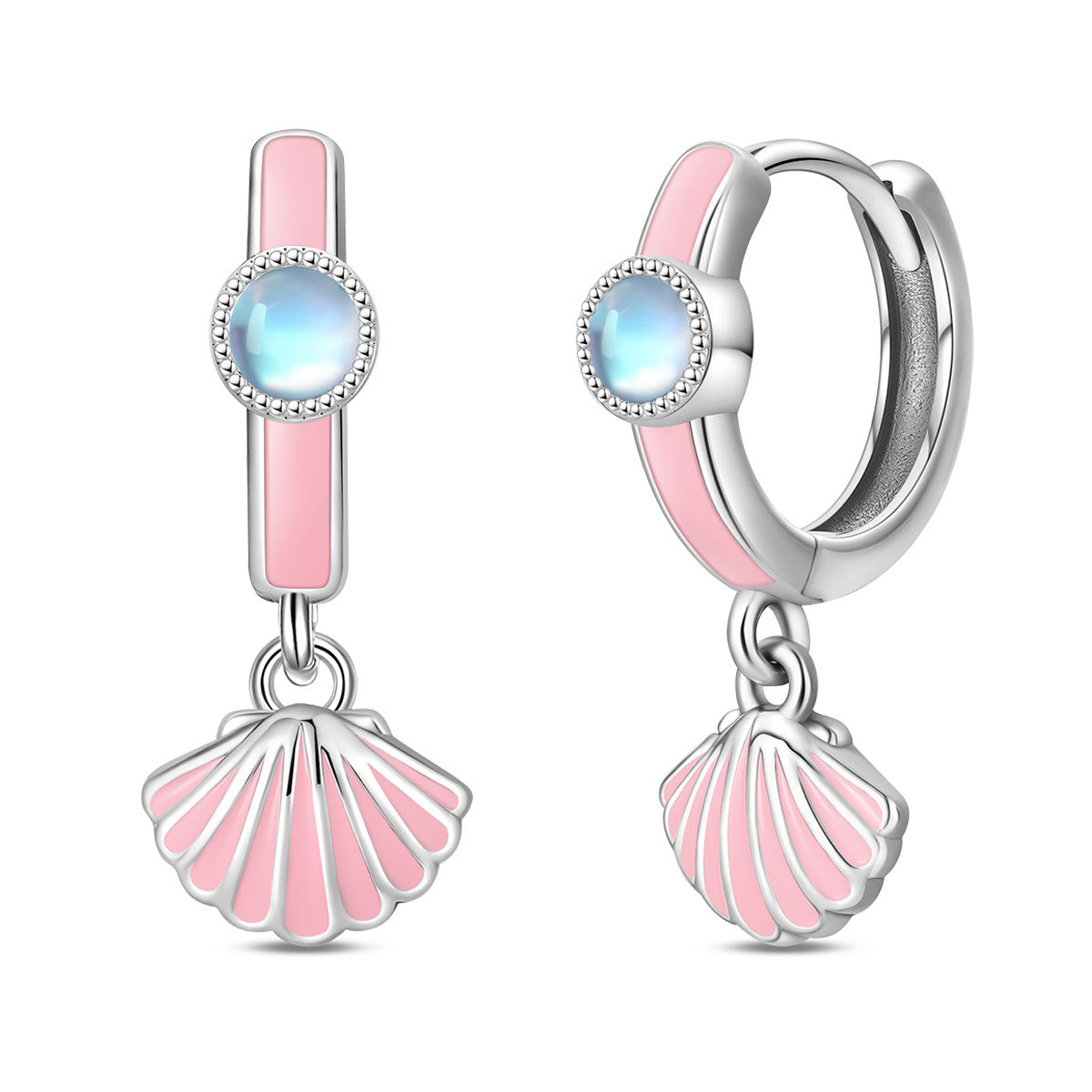 Wholesale Silver-plated sea turtle shell earrings