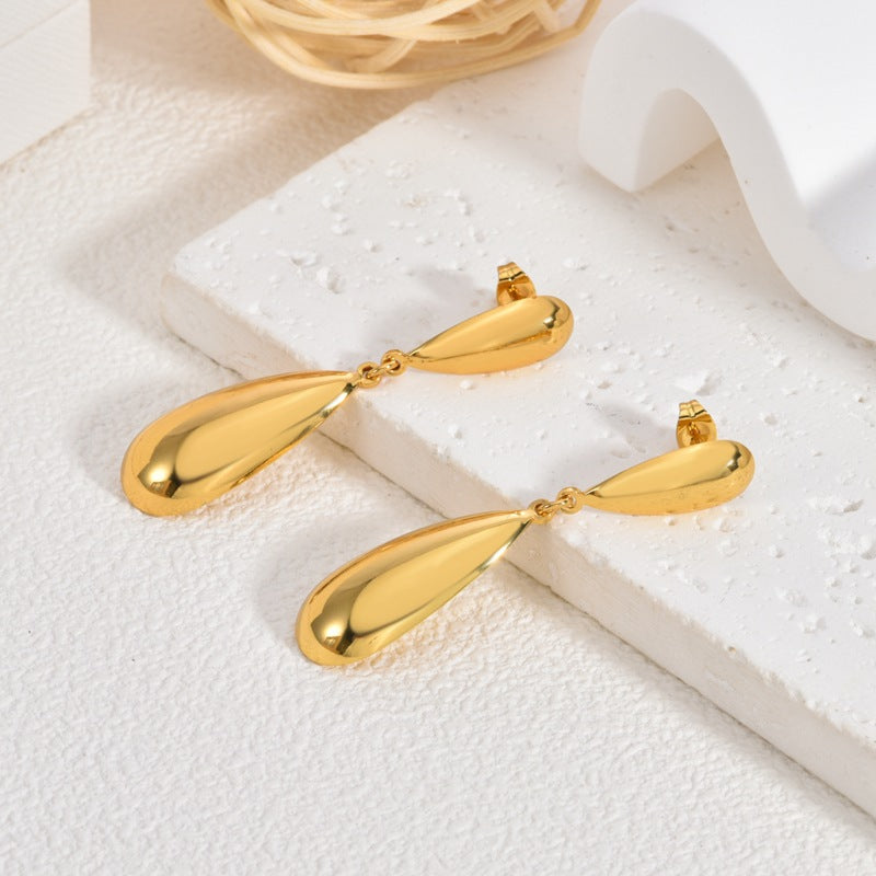 Wholesale 18K Gold Plated Heart Wing Earrings Bohemian Style Fashion Jewelry Accessory