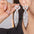 Wholesale Independence Day Exaggerated Long Tassel Love Earrings