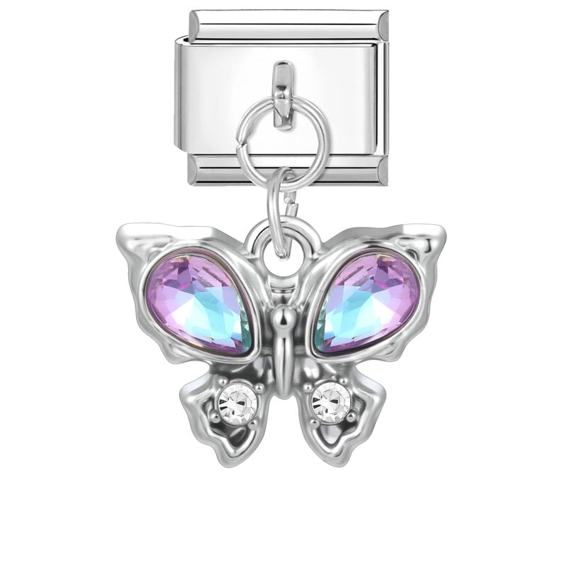 Wholesale 9mm Italian Charm Starter Bracelets DIY Pendant Stainless Steel Composable Bracelet