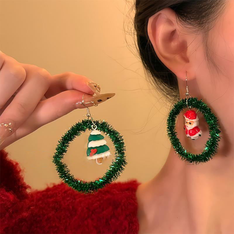 Wholesale  Christmas Light Luxury  Earrings