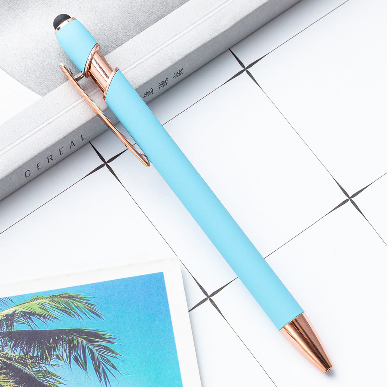 Wholesale Aluminum Rod Push Metal Medium Oil Pen Ballpoint Pens ACC-PN-HuaH049