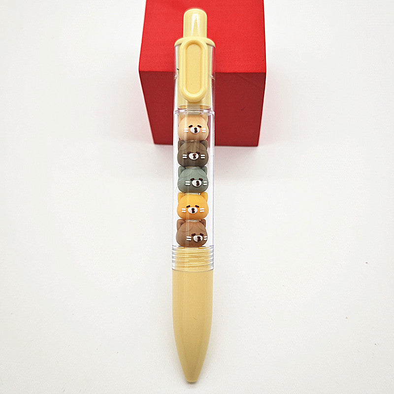 Wholesale  bear cute cat cartoon pen  ballpoint pen