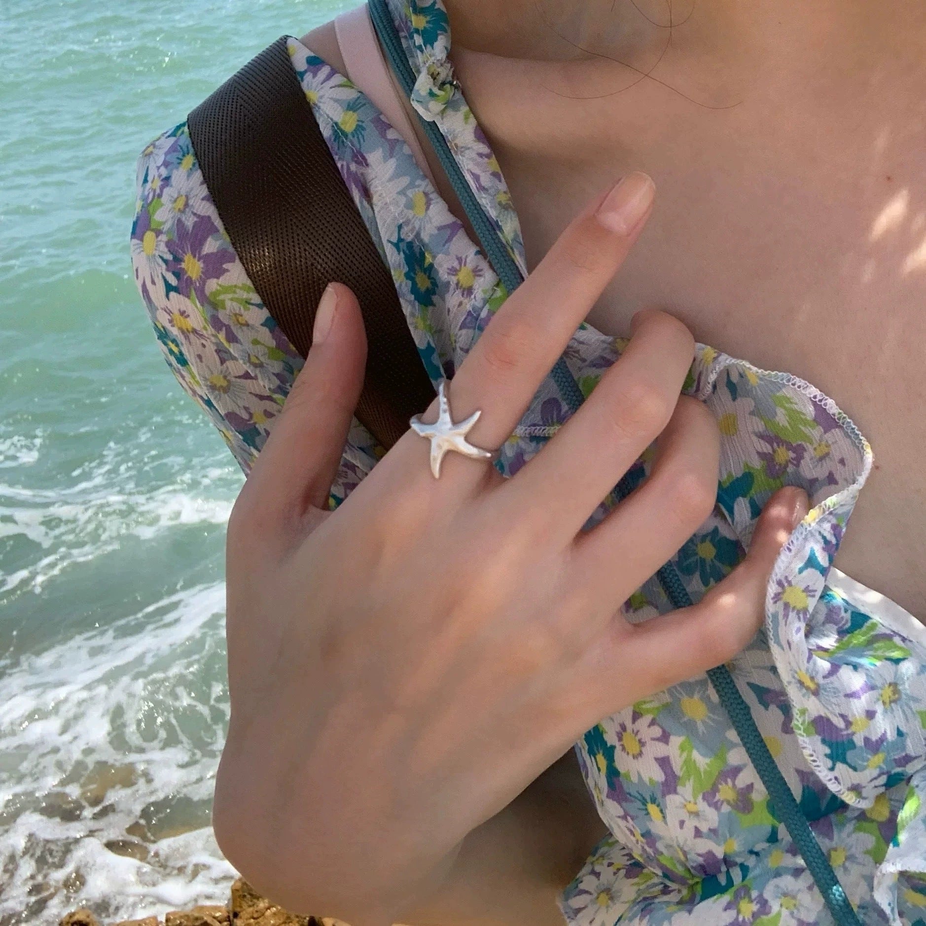 Wholesale  Starfish Opening Ring
