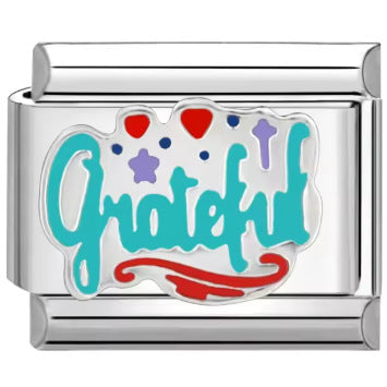 Wholesale Italian Charm Bracelet 9mm DIY Splicing Cute English Stainless Steel Composable Bracelet