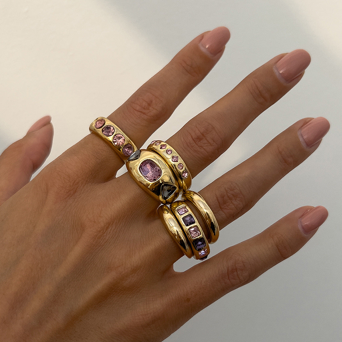 Wholesale Alloy Electroplated Retro Style Ring - Trendy Fashion Jewelry Accessory