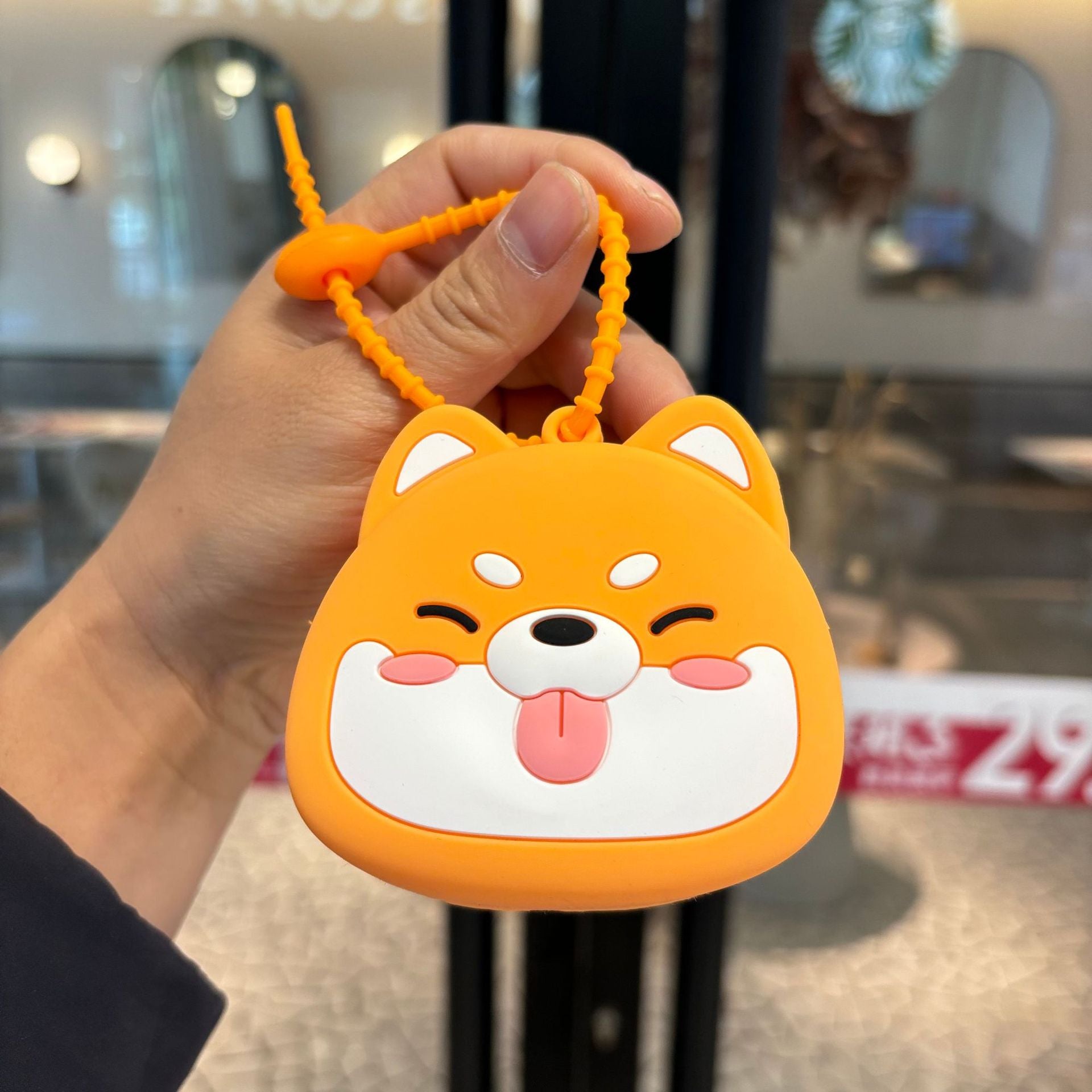 Wholesale Cute Cartoon Silicone Wallet Keychain