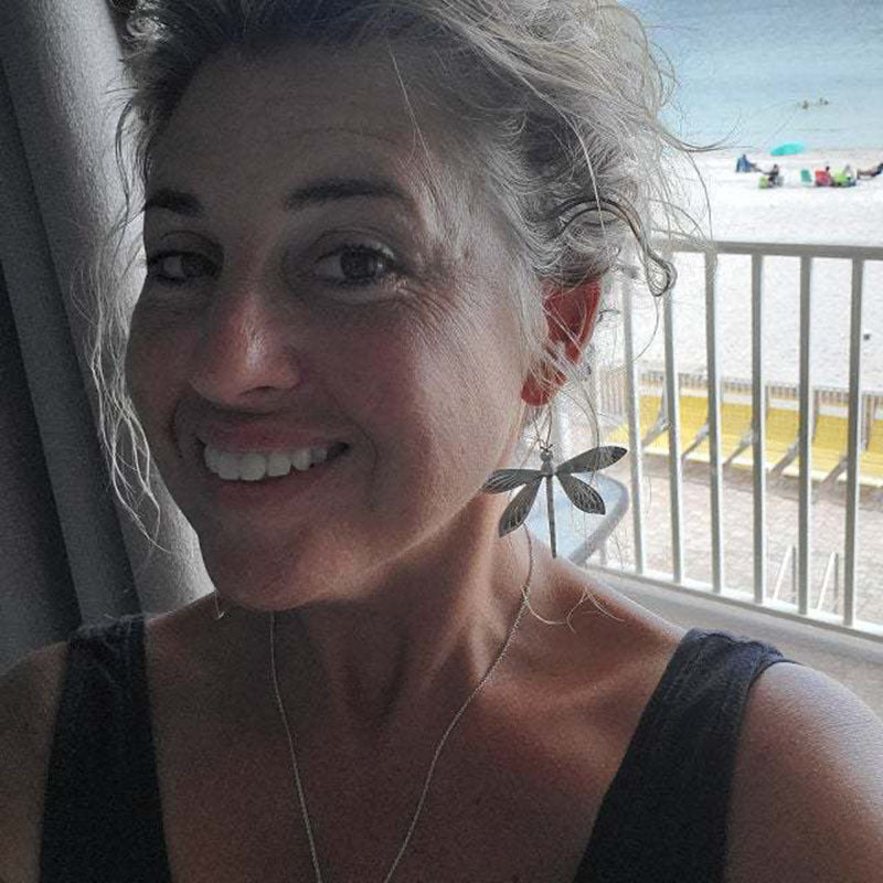 Wholesale Simple personality dragonfly earrings