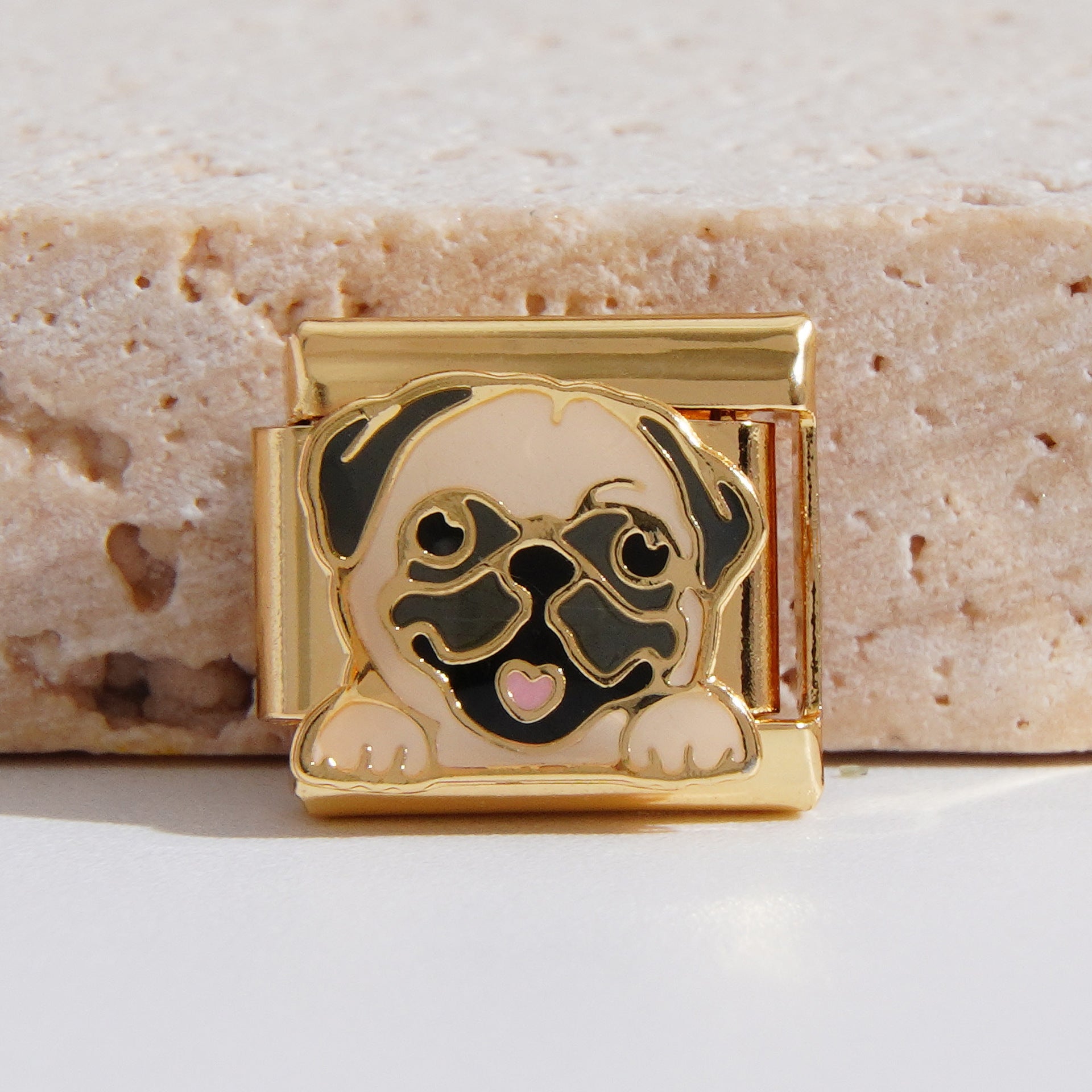 Wholesale Italian Charm Bracelet 9mm DIY Splicing Creative Pattern Stainless Steel Composable Bracelet