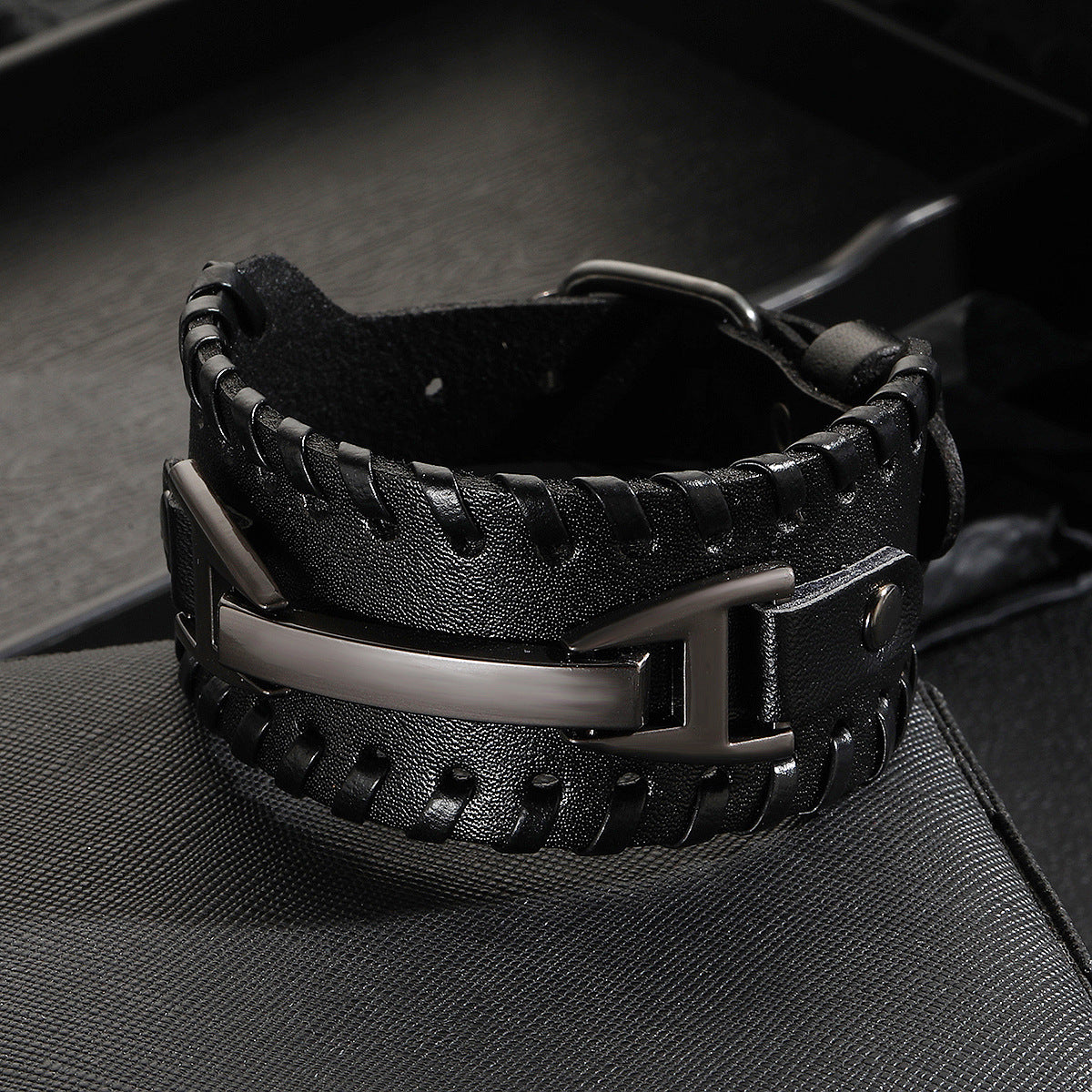 Wholesale Vintage Leather Bracelet Ethnic Style Men's Bracelet ACC-BT-ManYi006