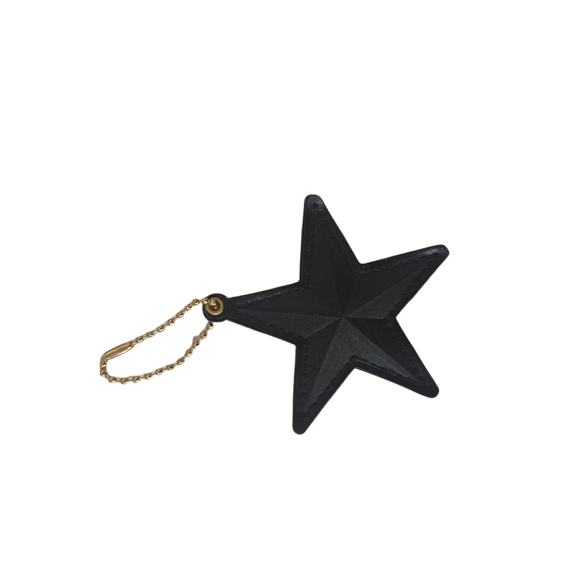 Wholesale Black Leather Star Keychain Cute Car Key Accessory Wedding Gift Bag Charm Boutique Resale