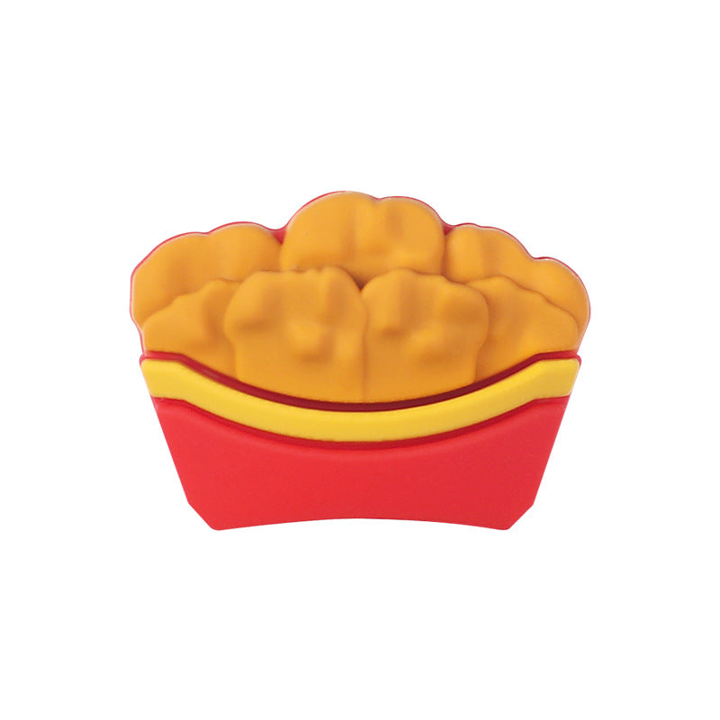 Wholesale 20pcs  3D French Fry Focal Beads DIY Bead Accessories