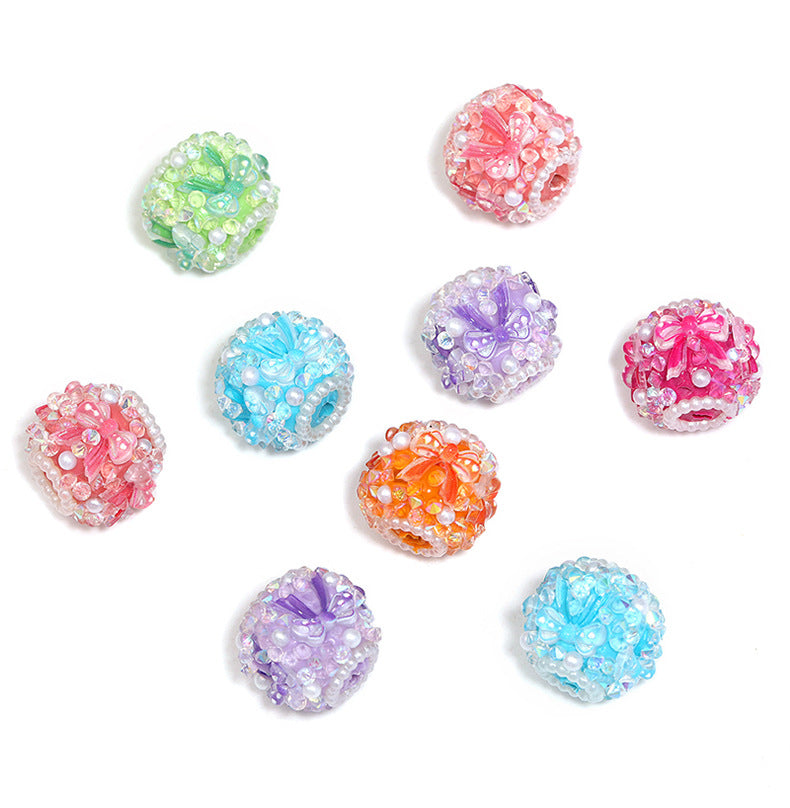 Wholesale 10pcs Crystal Beads with Straight Holes