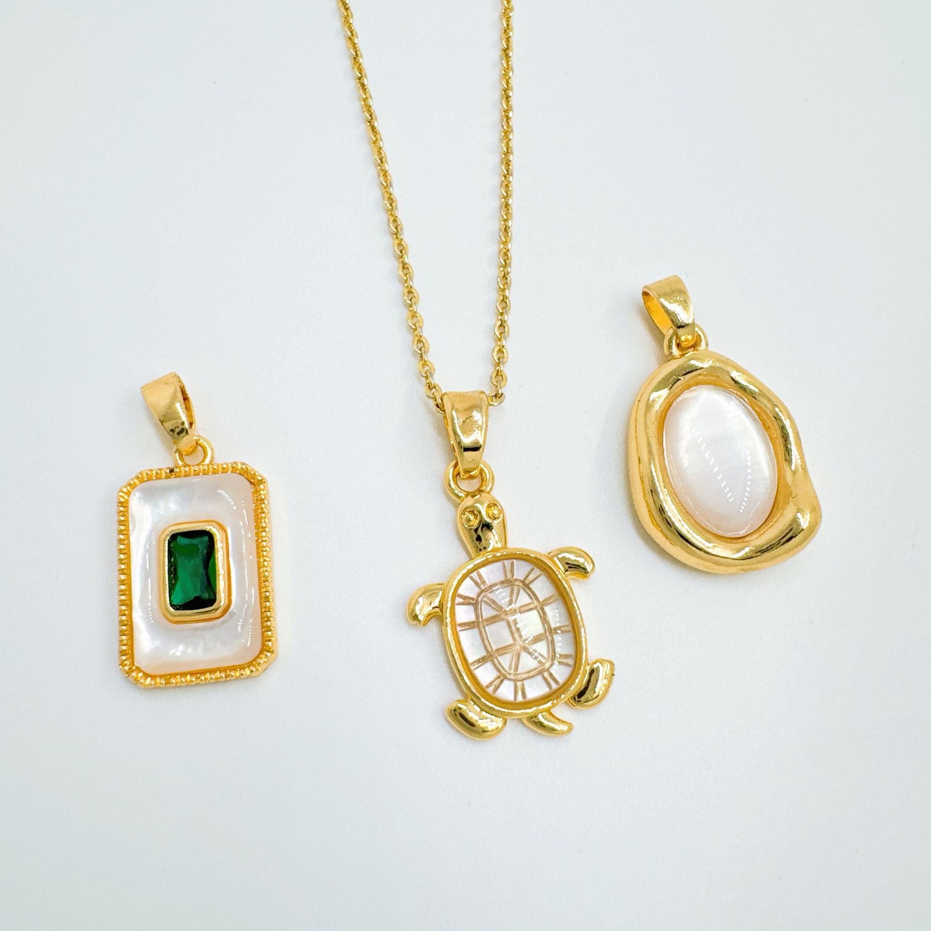 Wholesale Sweet Cool Wind Abalone Shell Turtle Shell Pendant Necklace