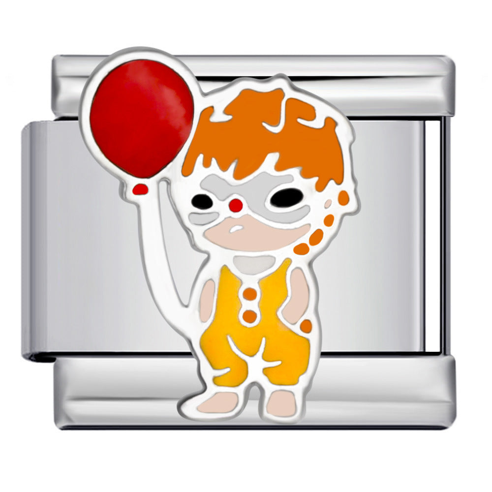 Wholesale 5pcs Italian Charm Bracelet 9mm DIY Splicing Cute Creative  Stainless Steel Composable Bracelet