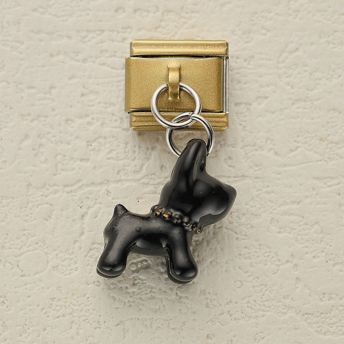 Wholesale 10pcs Italian Charm Bracelet 9mm DIY Splicing Puppy Penguin Panda Stainless Steel Composable Bracelet