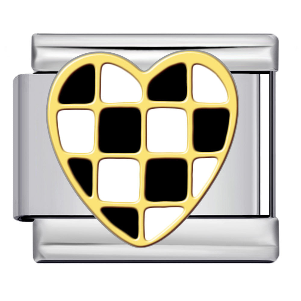 Wholesale  Italian Charm Bracelet 9mm DIY Gold-plated patterned  Creative Stainless Steel Composable Bracelet