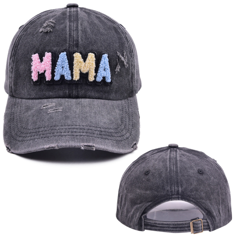 Wholesale DOG MAMA Embroidered Cotton Baseball Hat ACC-HT-WenRan002