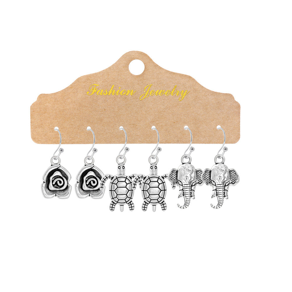 Wholesale Retro Metal Earrings Jewelry Accessory for Resale