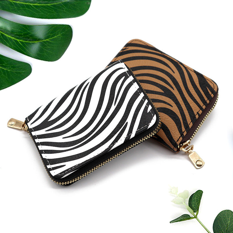 Wholesale Leopard Print Accordion Card Holder Wallet ACC-WT-BiLH009