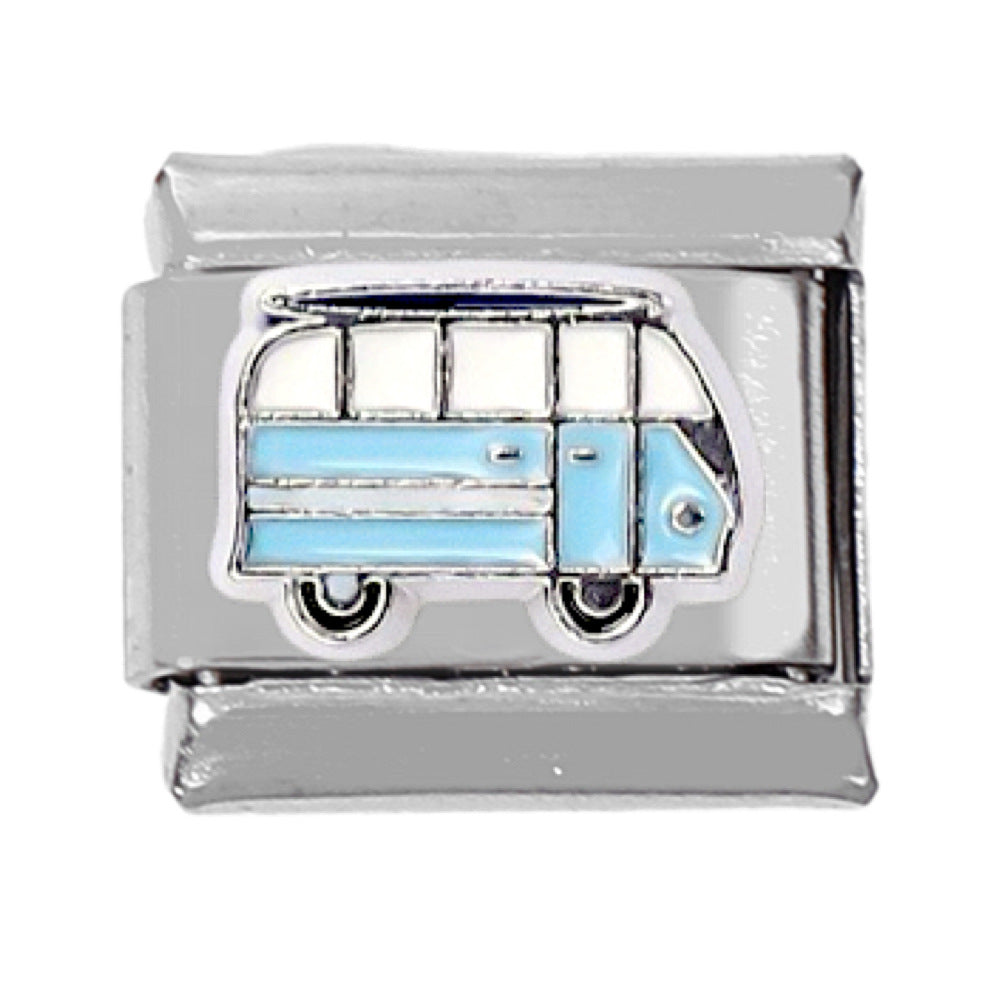 Wholesale 5pcs Italian Charm Bracelet Charm Module Stainless Steel Car Airplane Bracelet 9mm DIY Pattern Free Stitching Detachable Composable Bracelet ACC-BT-DaLiang020