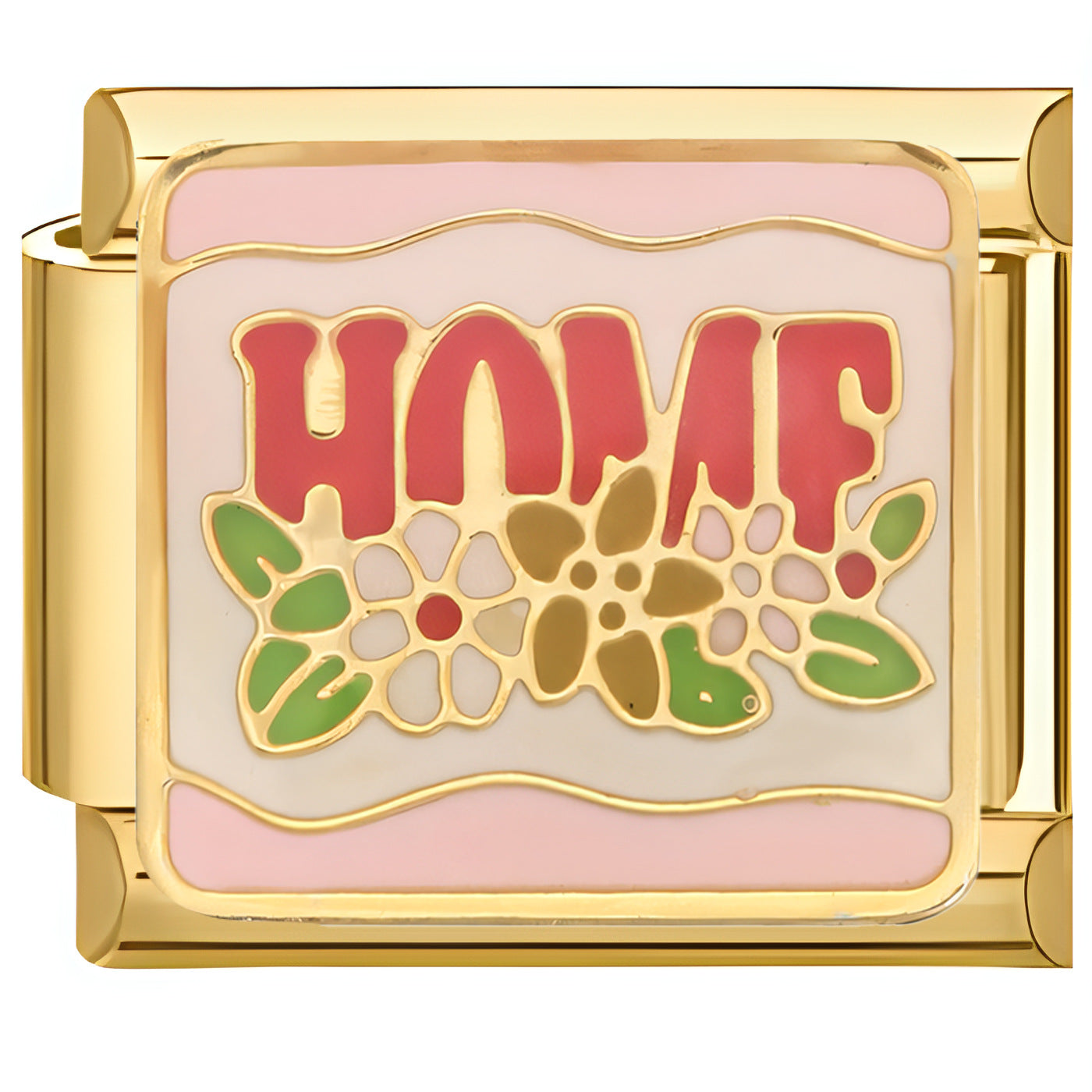 Wholesale Italian Charm Bracelet 9mm DIY Splicing Creative Digital Stainless Steel Composable Bracelet