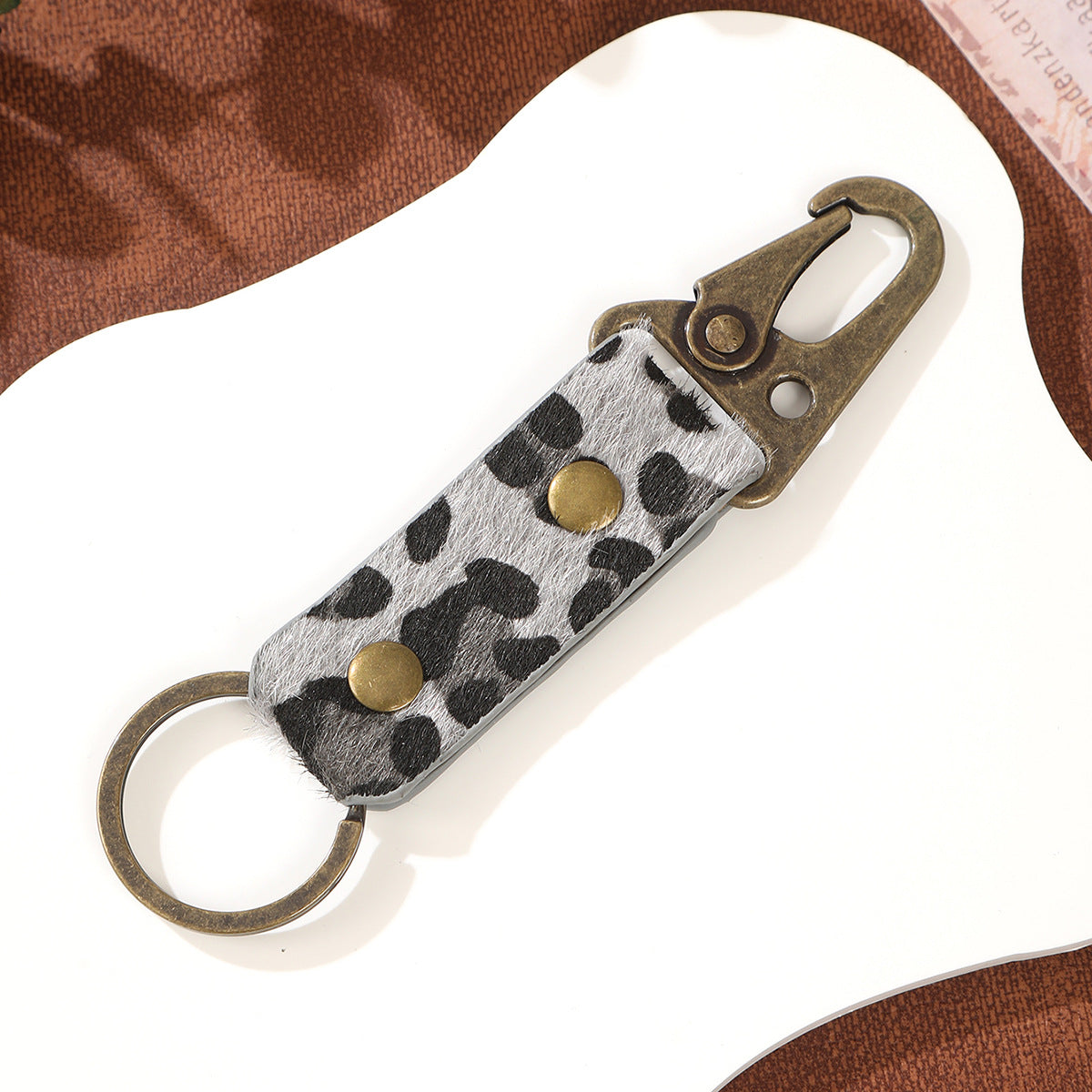 Wholesale Leopard Print Crocodile Pattern MOM Leather Keychain Mother's Day ACC-KC-YTian017