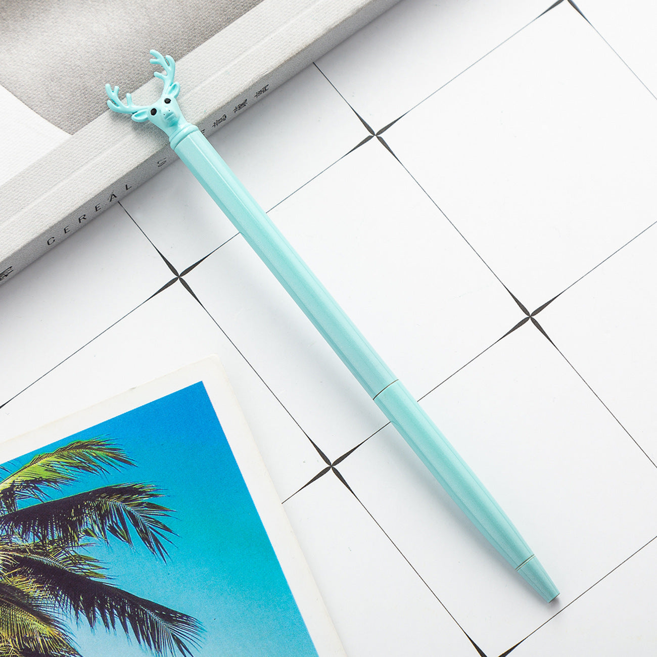 Wholesale Cute Colorfulfulful Deer-shaped Ballpoint Pen