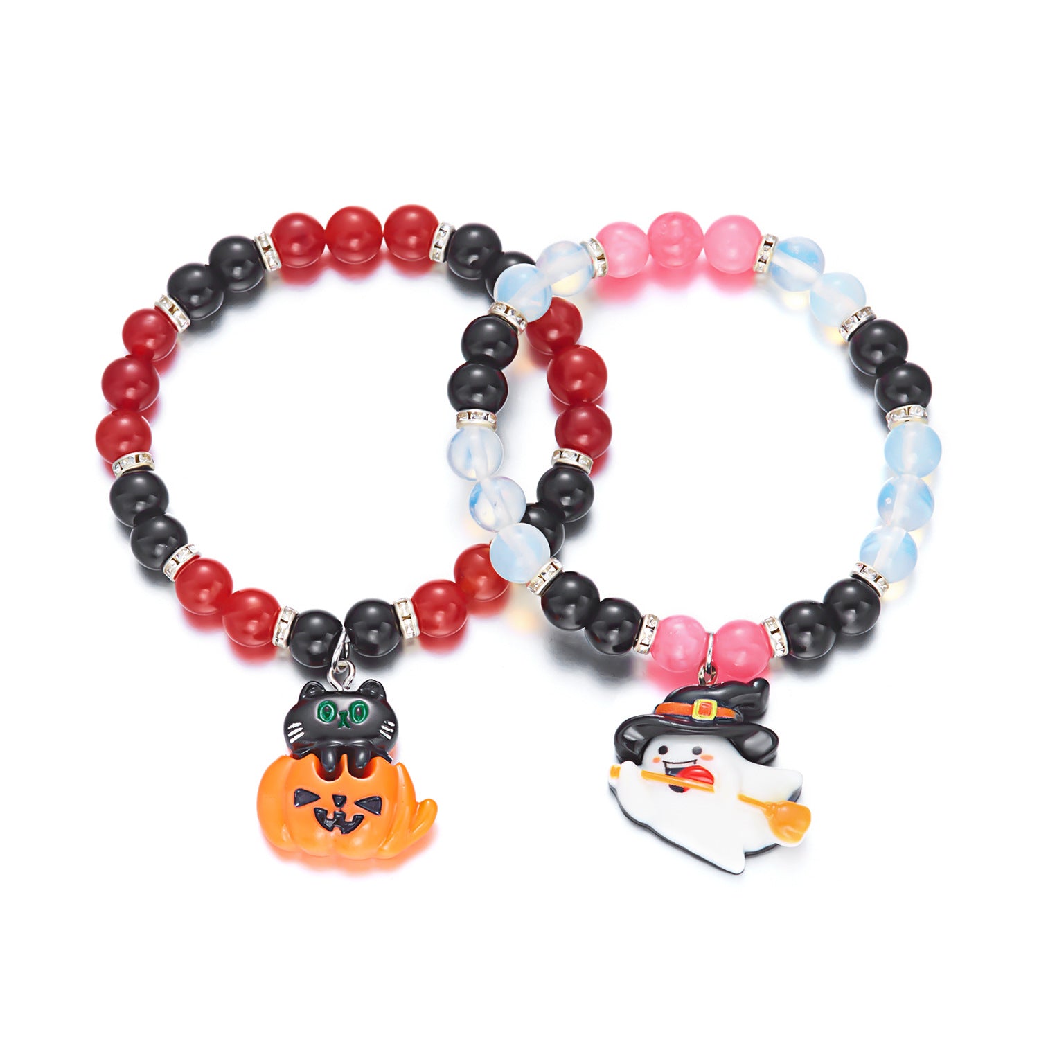 Wholesale  Ghost Cat Pumpkin Skeleton Adjustable Bracelet