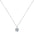 Wholesale  1 karat diamond s925 sterling silver Light luxury all-match clavicle chain necklace