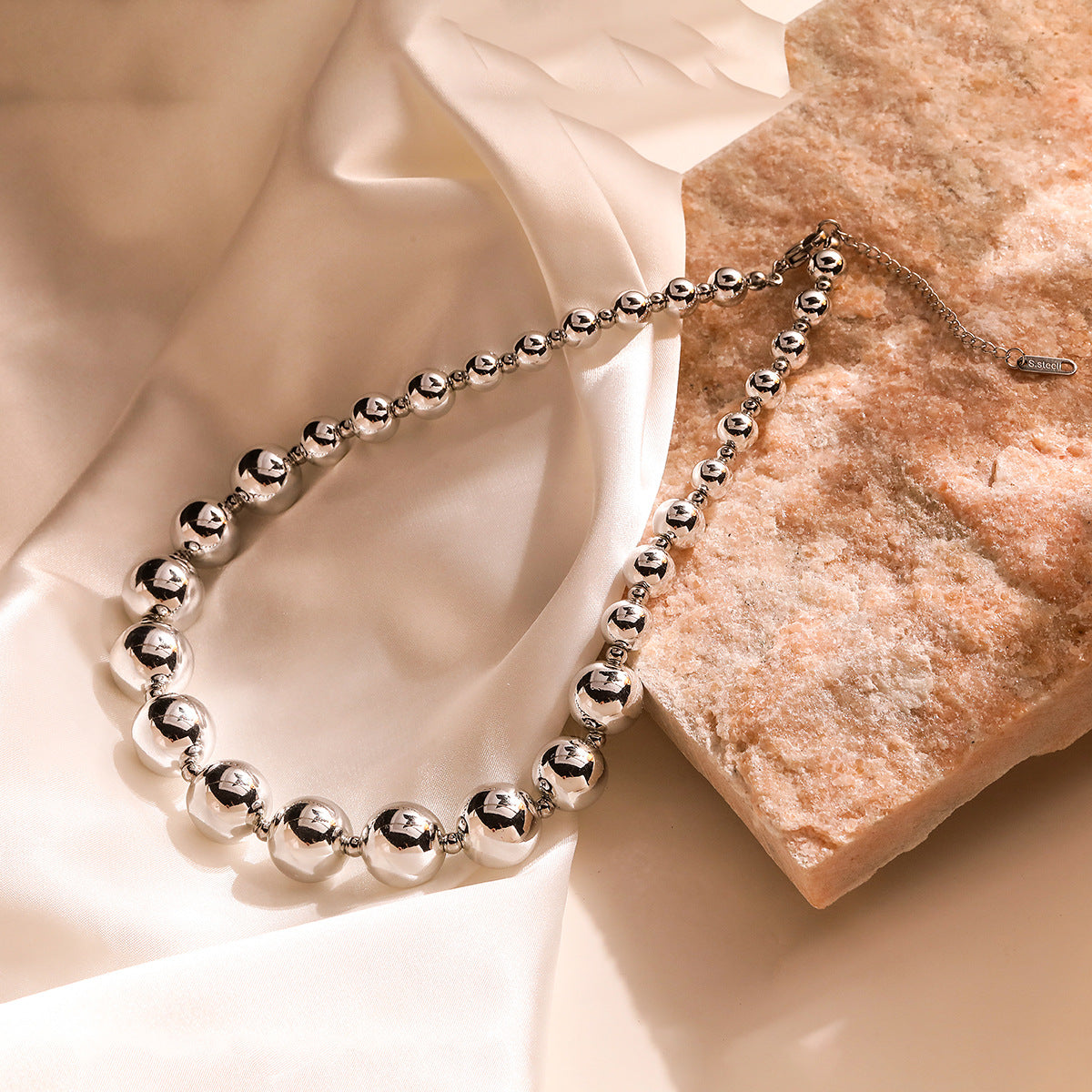 Wholesale 18K Gold Plated Lucky Bead Necklace