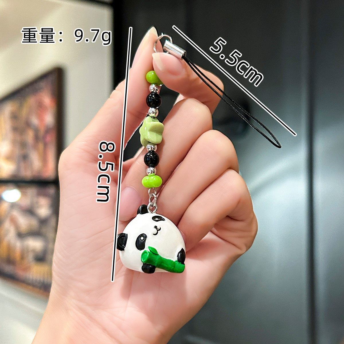 Wholesale  Cute Cartoon Panda Keychain