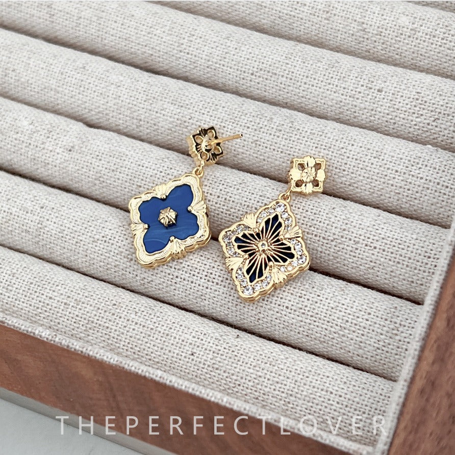 Wholesale Vintage Double Sided Shell Earrings ACC-ES-ZhiRui005