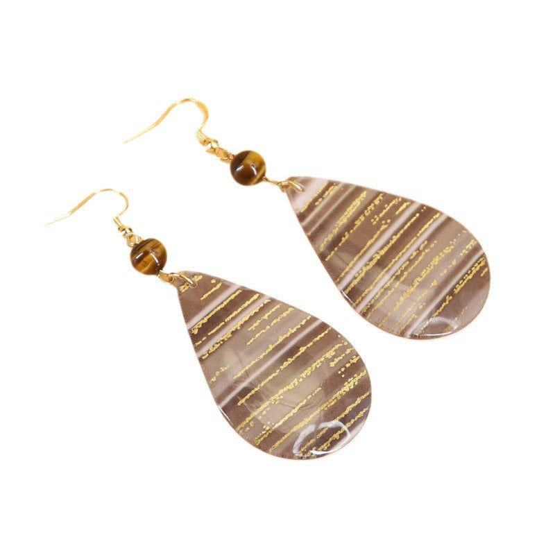 Wholesale Western Style Gold-plated Desert Earrings