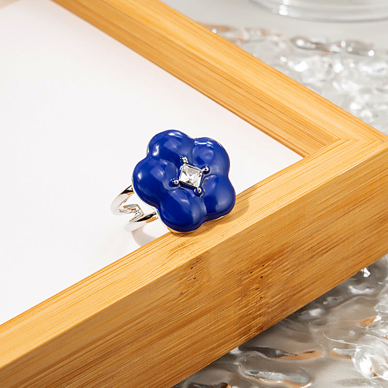 Wholesale  irregular seal love paint seal ring