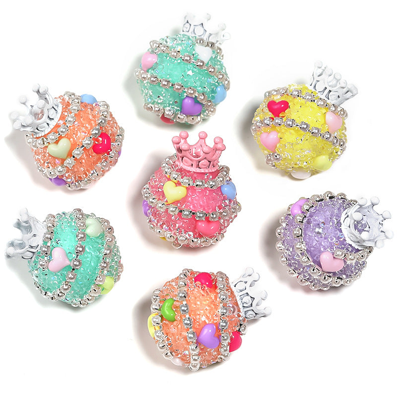 Wholesale 5pcs Crystal Beads with Straight Holes
