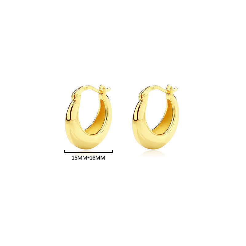 Wholesale Vintage Braided Earrings Round Twist Earrings