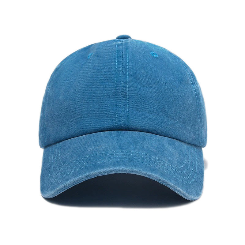 Wholesale embroidered washed distressed soft top baseball cap