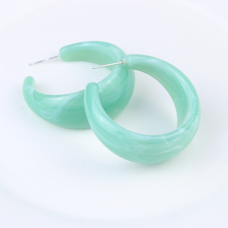 Wholesale  Colorful Candy Color Exaggerated Earrings
