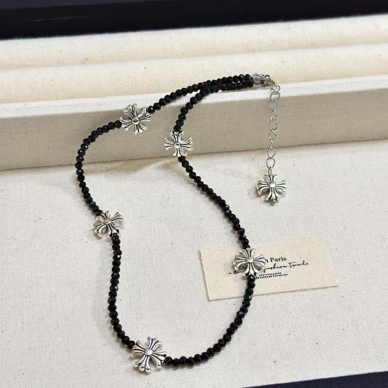 Großhandel Cross Leder Doppelschichtkette