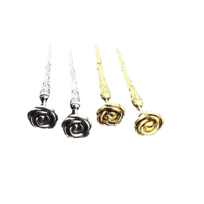 Wholesale  creative retro thorny rose earrings