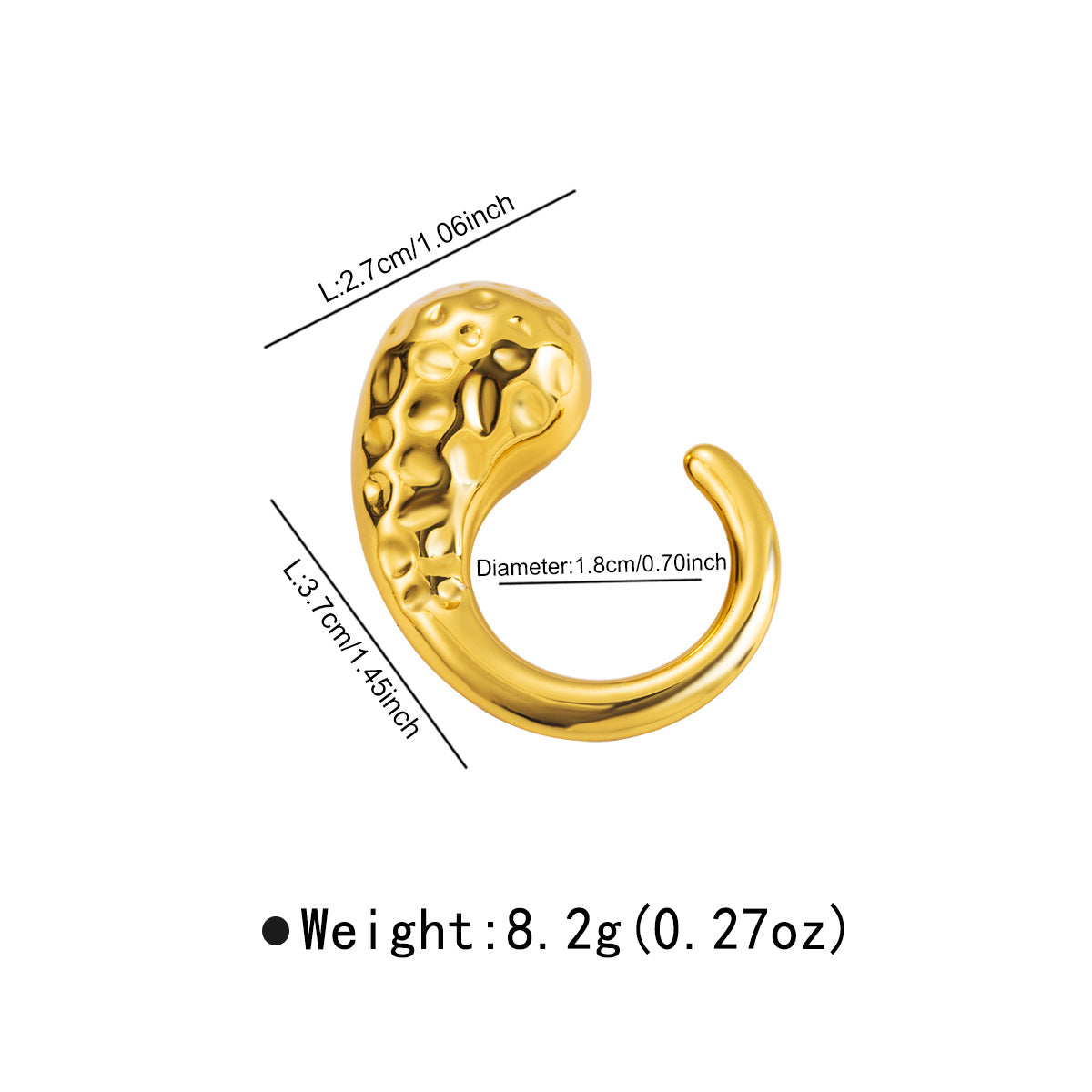 Wholesale Niche Stereo Geometric Stainless Steel Ring Retro Simple Elegant Titanium Steel 18K Ring